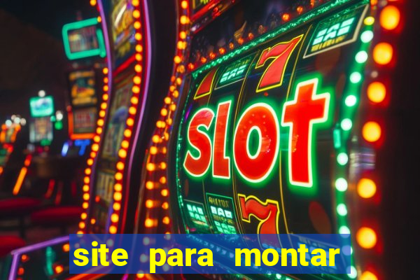 site para montar time de futebol